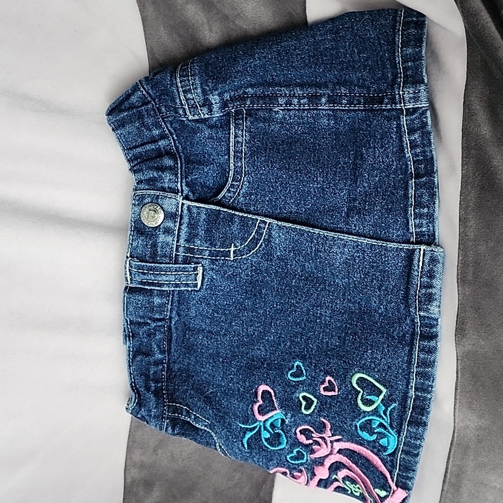 Jack and Jill 6-12m denim Jean skirt.